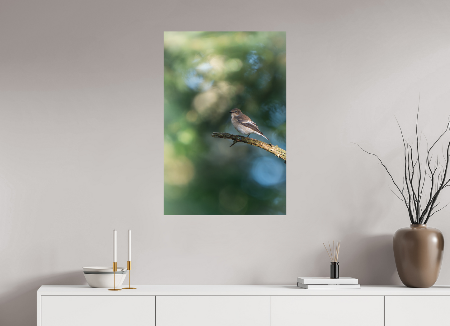 60 x 90 cm, Alu Dibond Âme Perchée