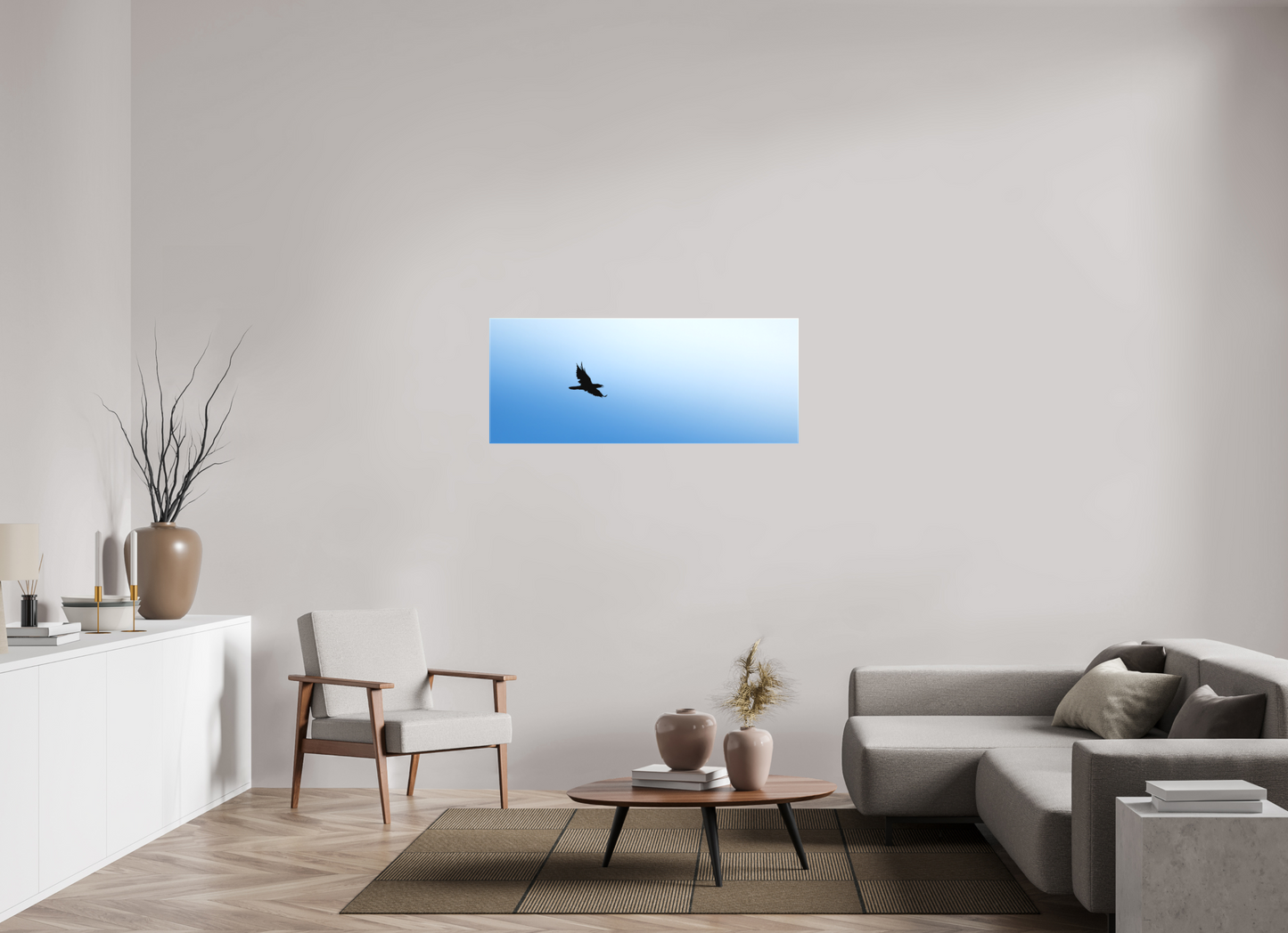 Grand Corbeau | noir et bleu