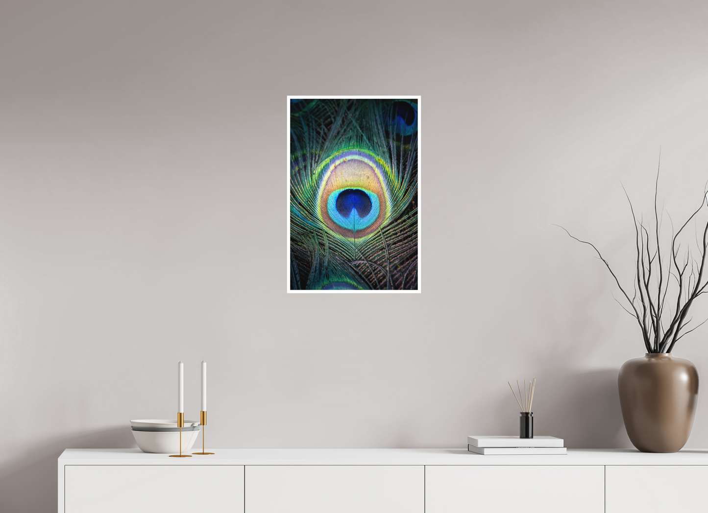 Paon Bleu | l'oeil de l'iridescence