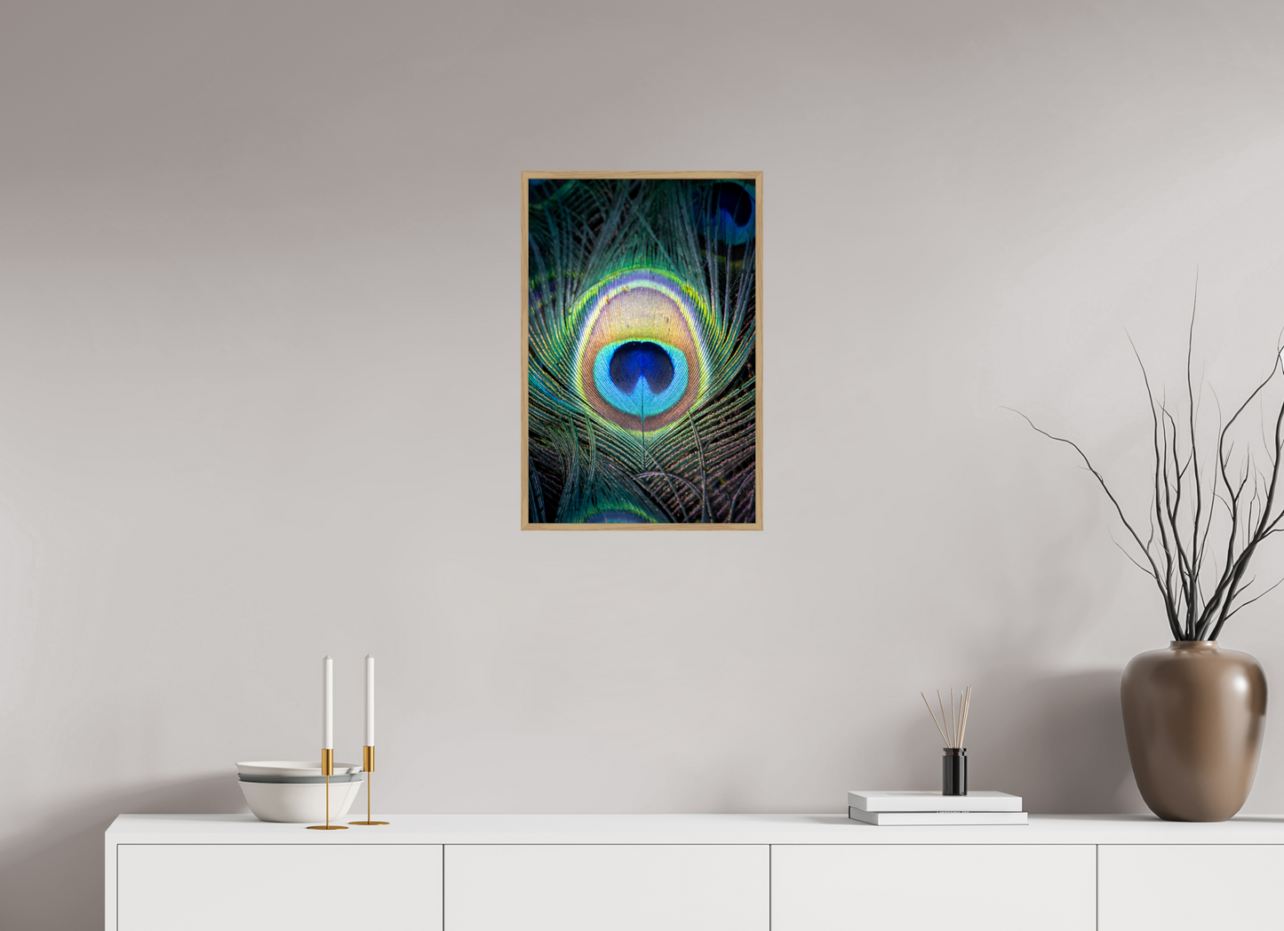 Paon Bleu | l'oeil de l'iridescence