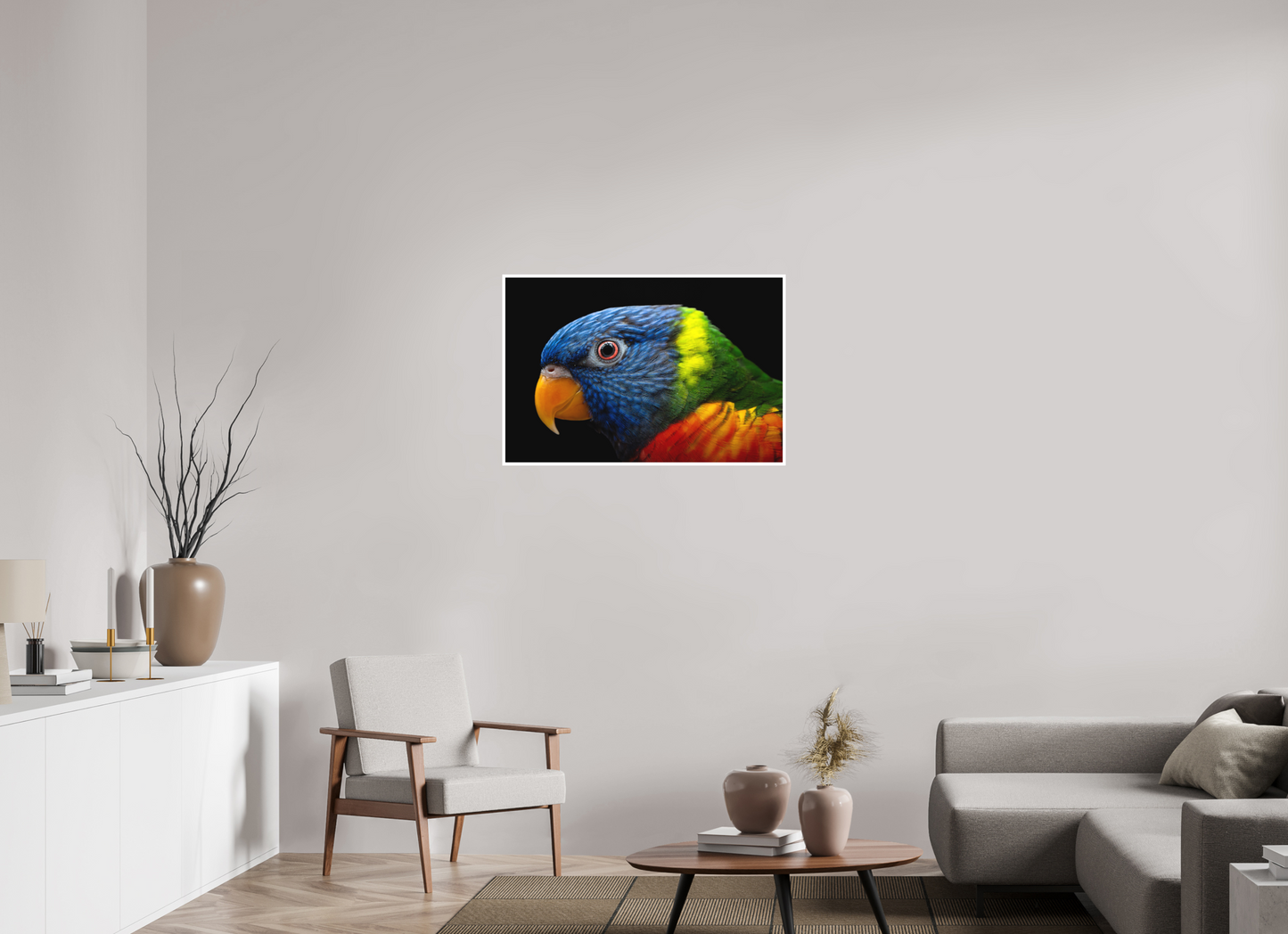 Loriquet arc-en-ciel | l'oiseau multicolore