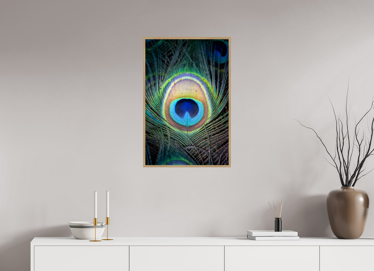 Paon Bleu | l'oeil de l'iridescence