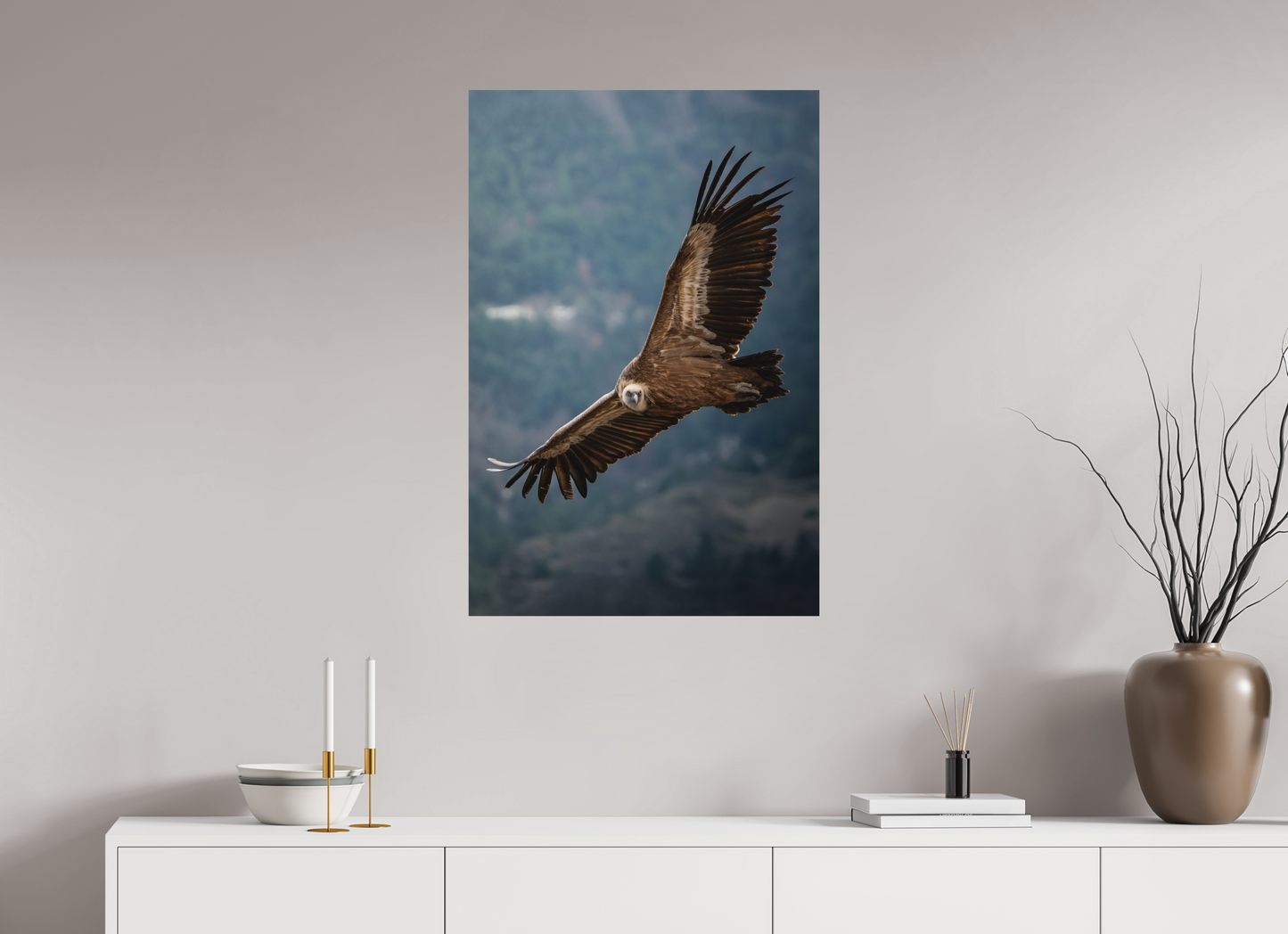 60 x 90 cm, Alu Dibond Envergure du monde