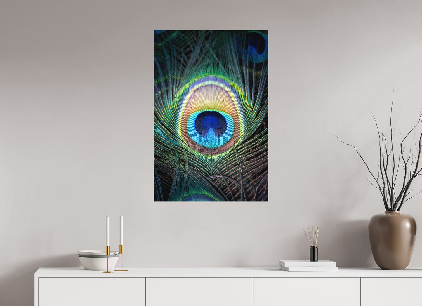 Paon Bleu | l'oeil de l'iridescence