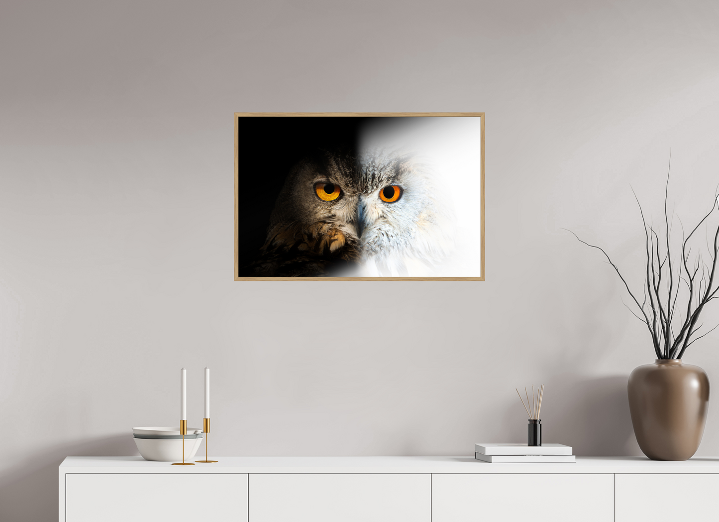 Hibou Grand-duc d'Europe & de Sibérie | entre ténèbres et lumière
