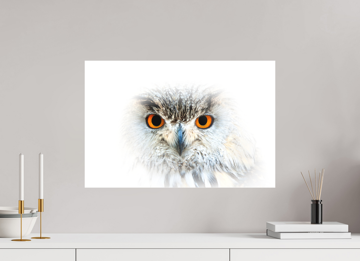 Hibou Grand-duc de Sibérie | les yeux du blizzard