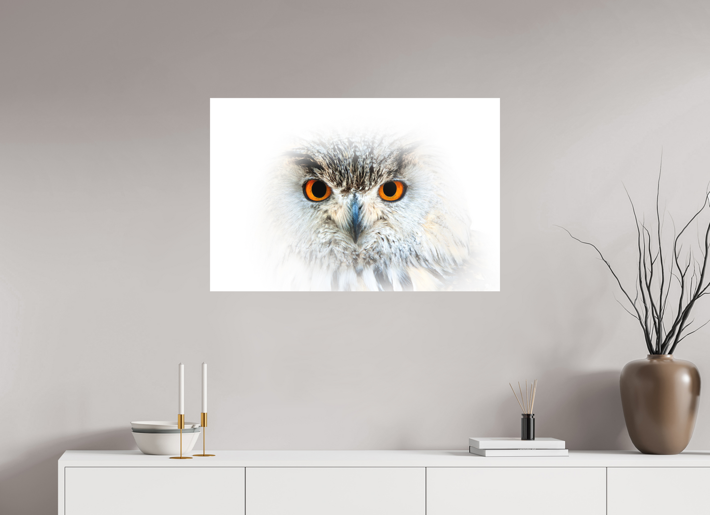 Hibou Grand-duc de Sibérie | les yeux du blizzard