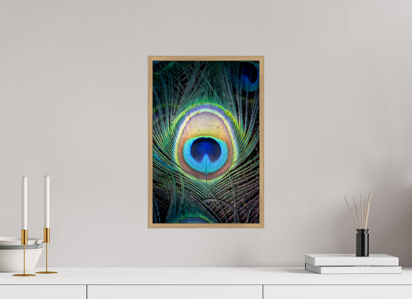 Paon Bleu | l'oeil de l'iridescence