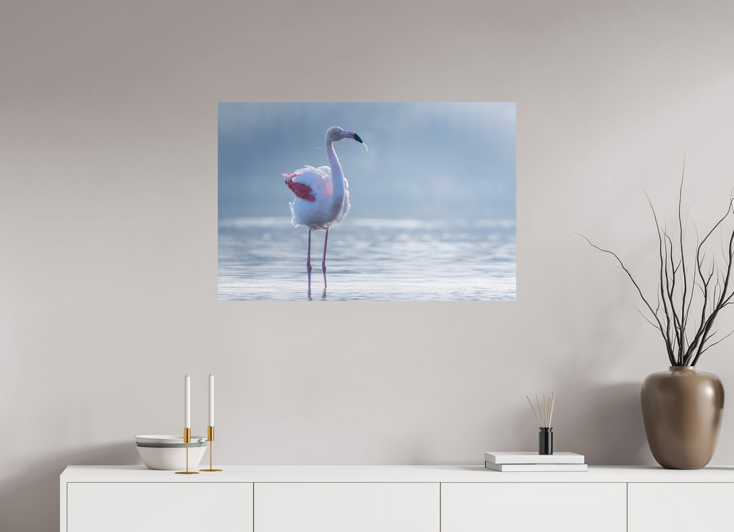 90 x 60 cm, Forex Brume Rose