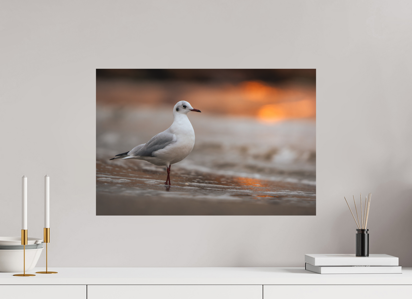 60 x 40 cm, Alu Dibond Écume Ardente