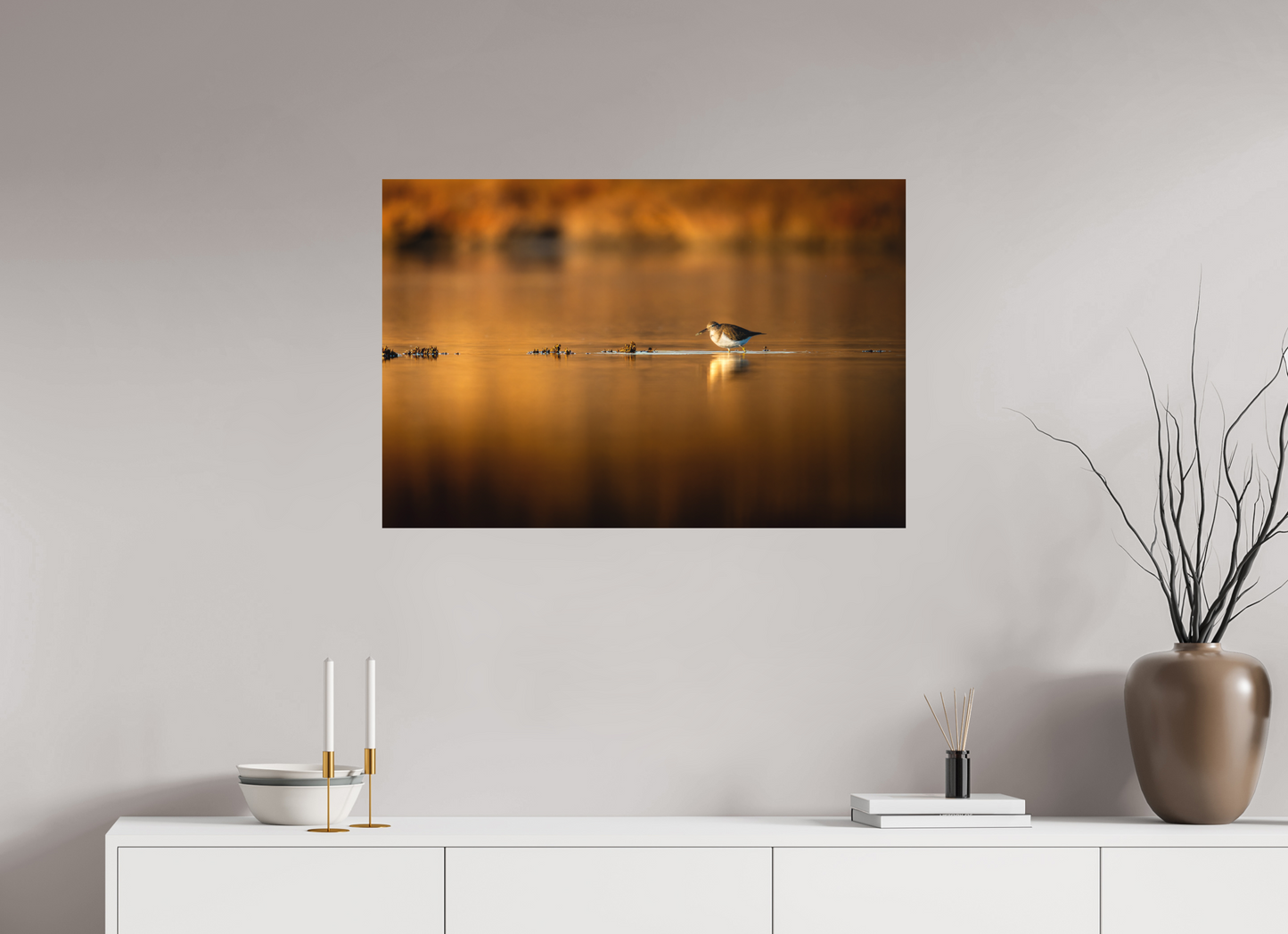 90 x 60 cm, Forex Bord du Silence