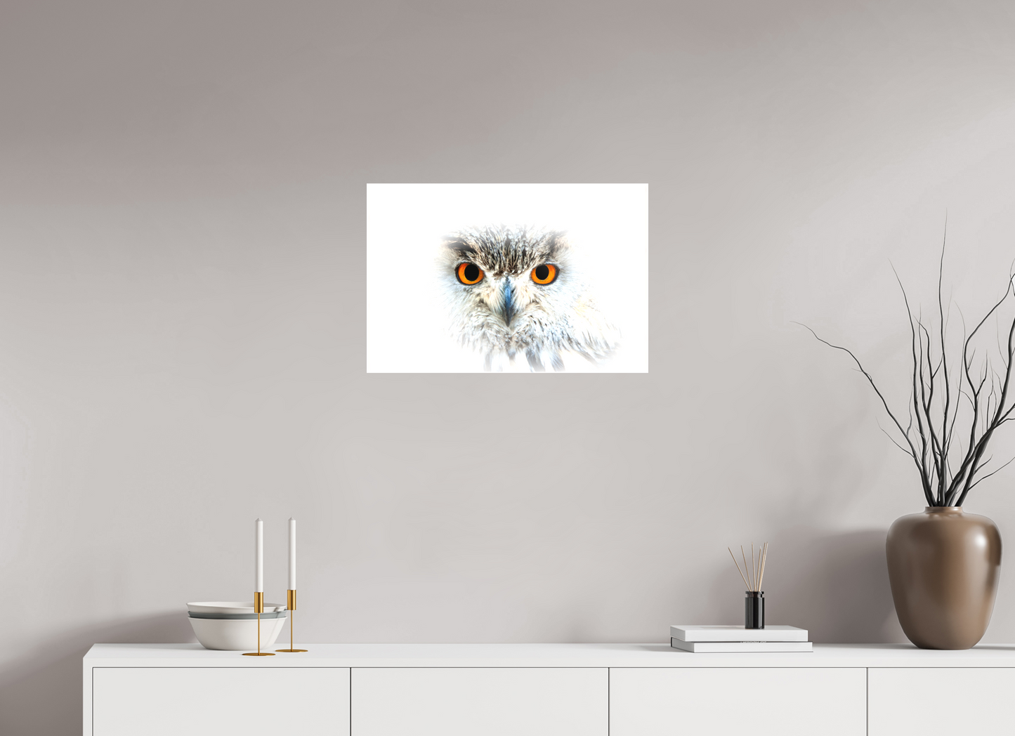 Hibou Grand-duc de Sibérie | les yeux du blizzard