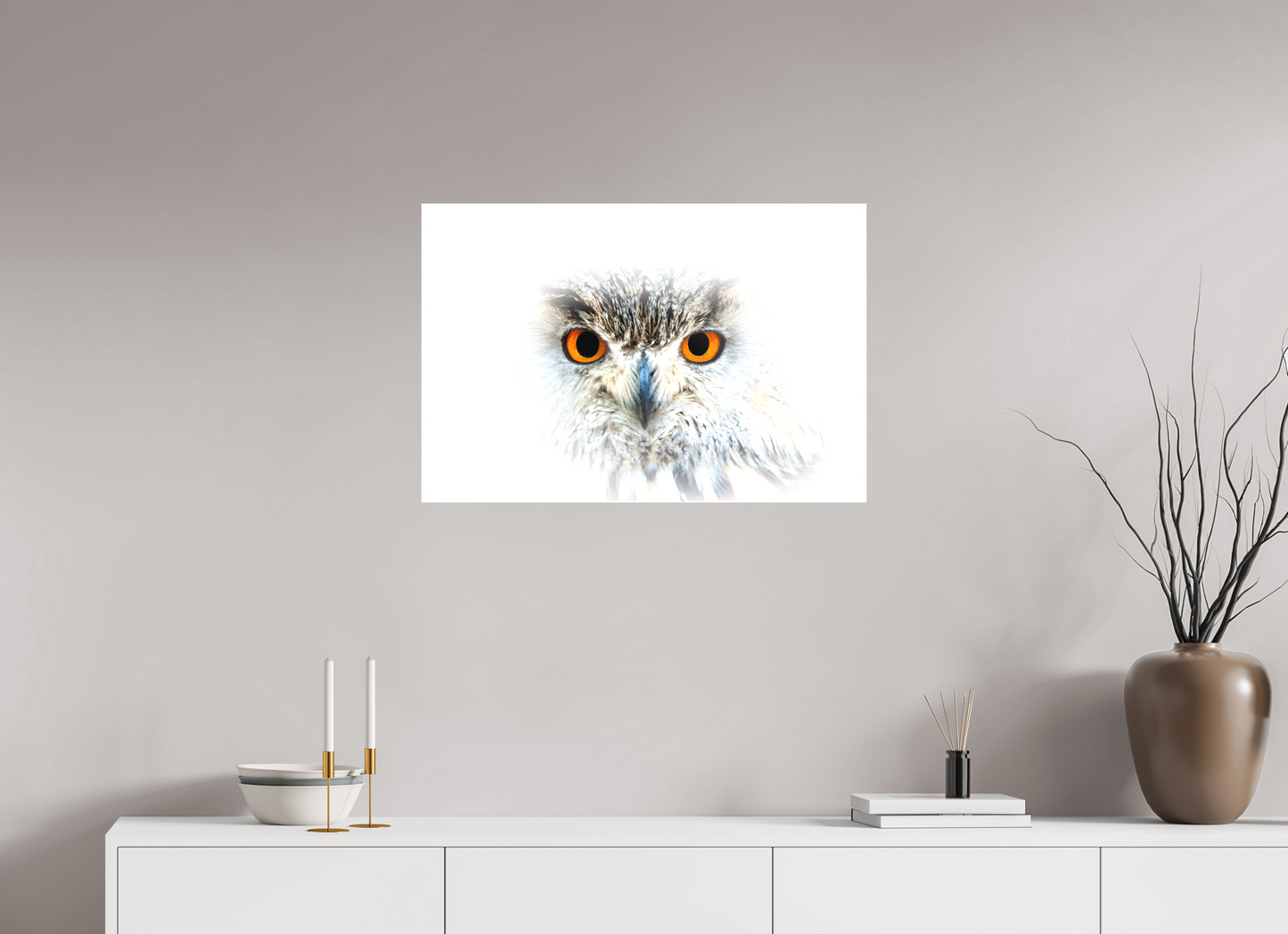 Hibou Grand-duc de Sibérie | les yeux du blizzard