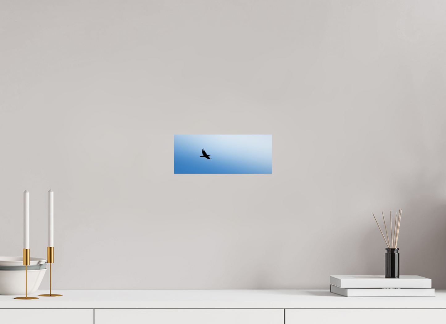Grand Corbeau | noir et bleu