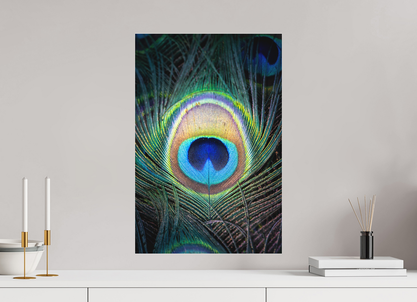 Paon Bleu | l'oeil de l'iridescence