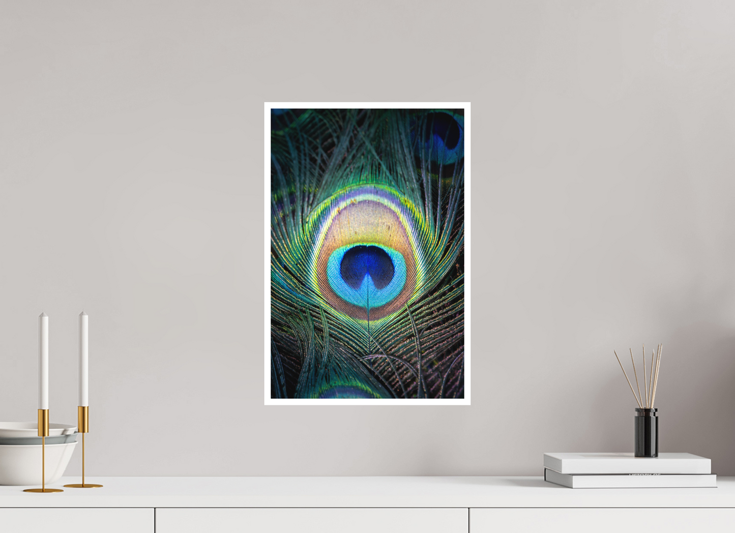 Paon Bleu | l'oeil de l'iridescence