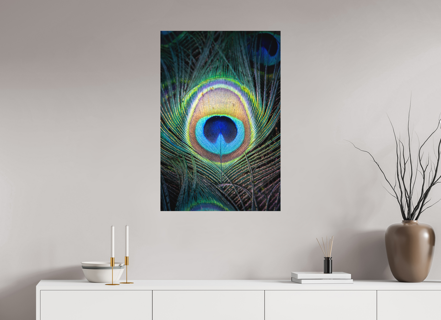 Paon Bleu | l'oeil de l'iridescence
