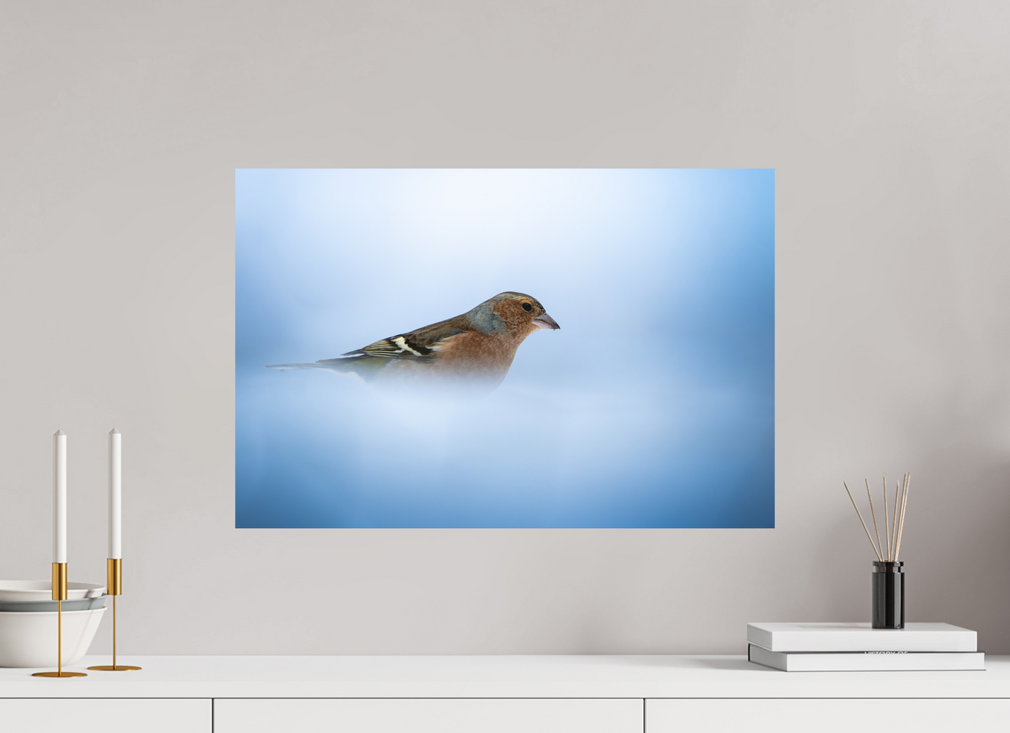 60 x 40 cm, Alu Dibond Confins du Blanc