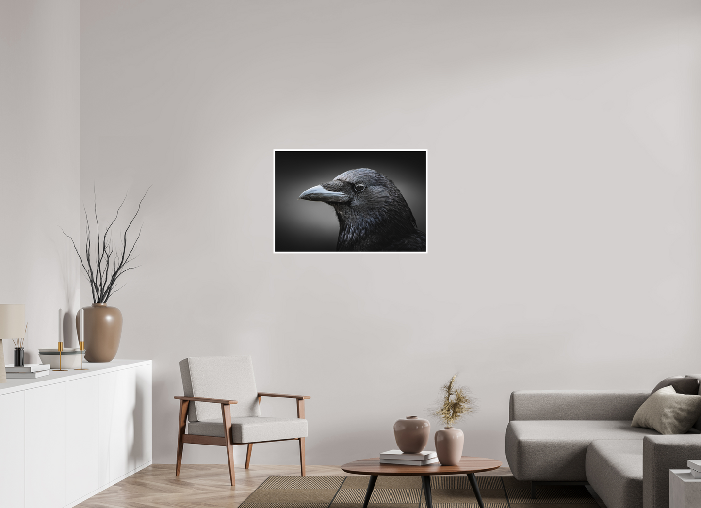 90 x 60 cm, Fine Art Augure Noir