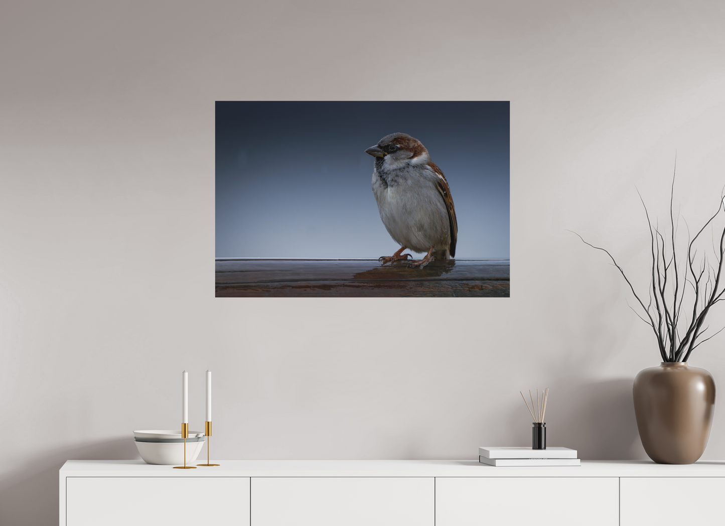 90 x 60 cm, Forex Ciel de Givre