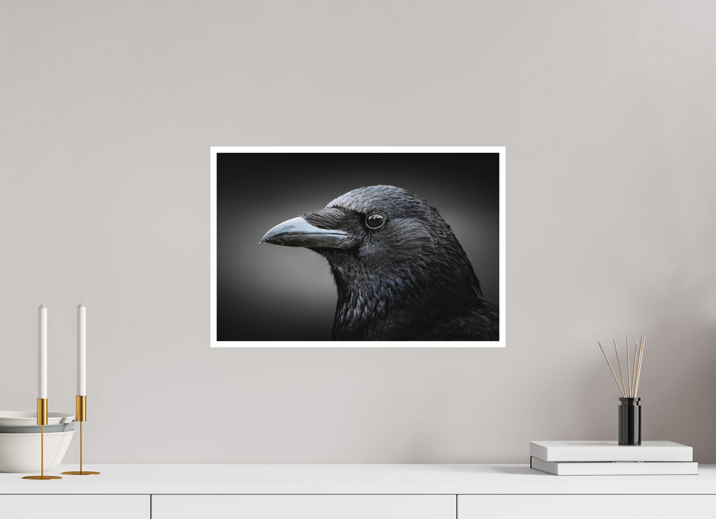 45 x 30 cm, Fine Art Augure Noir