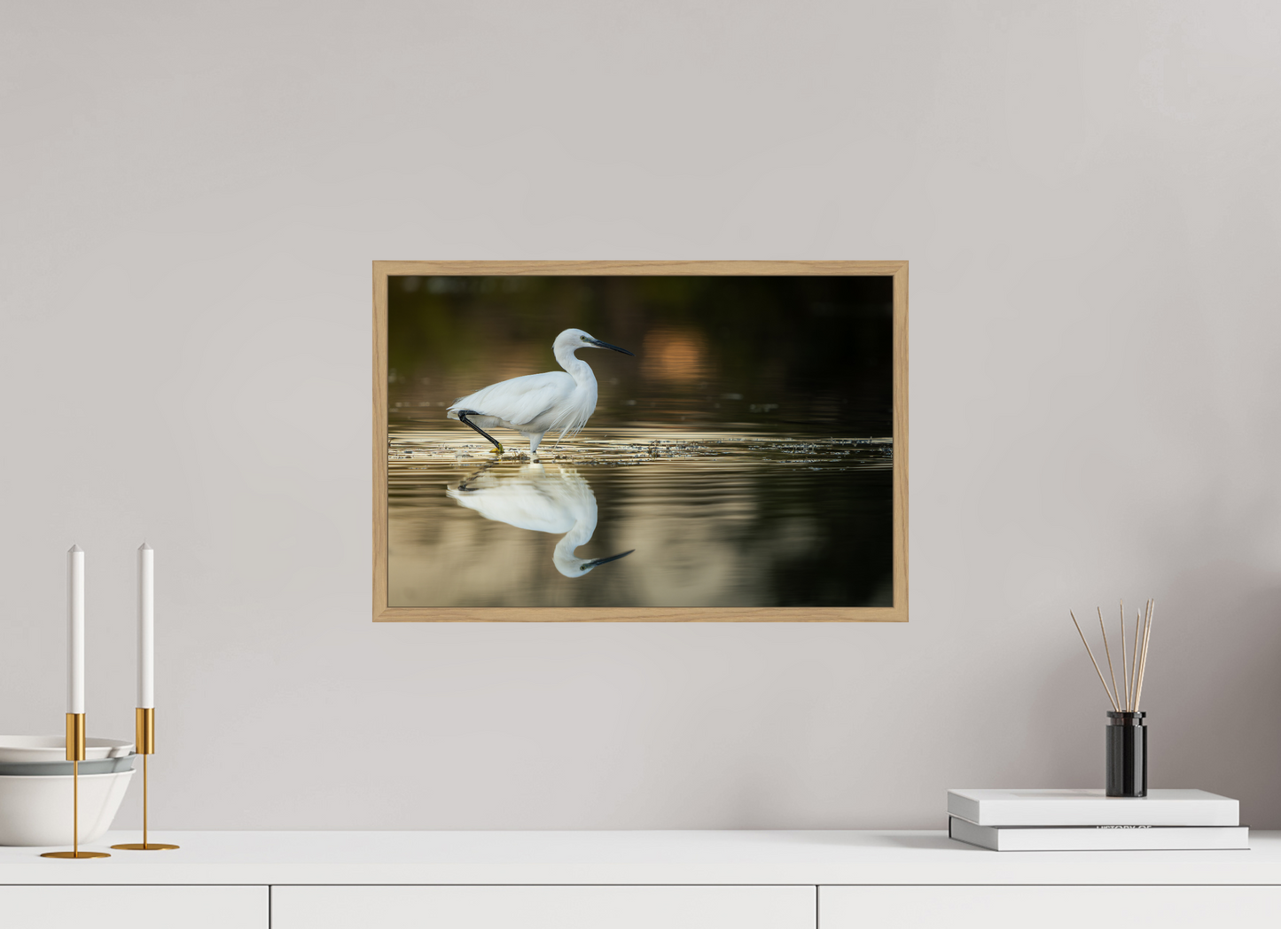 Aigrette Garzette | un reflet parfait