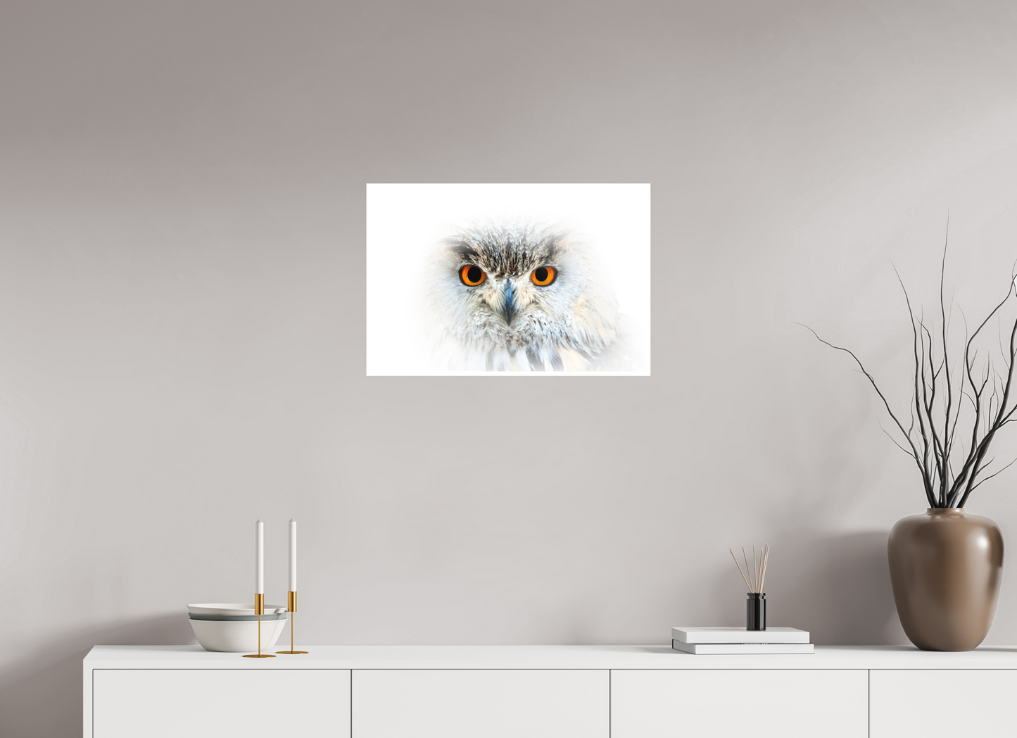 Hibou Grand-duc de Sibérie | les yeux du blizzard