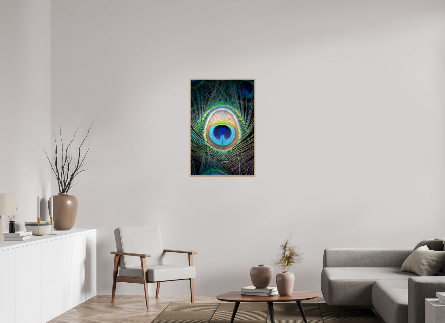 Paon Bleu | l'oeil de l'iridescence