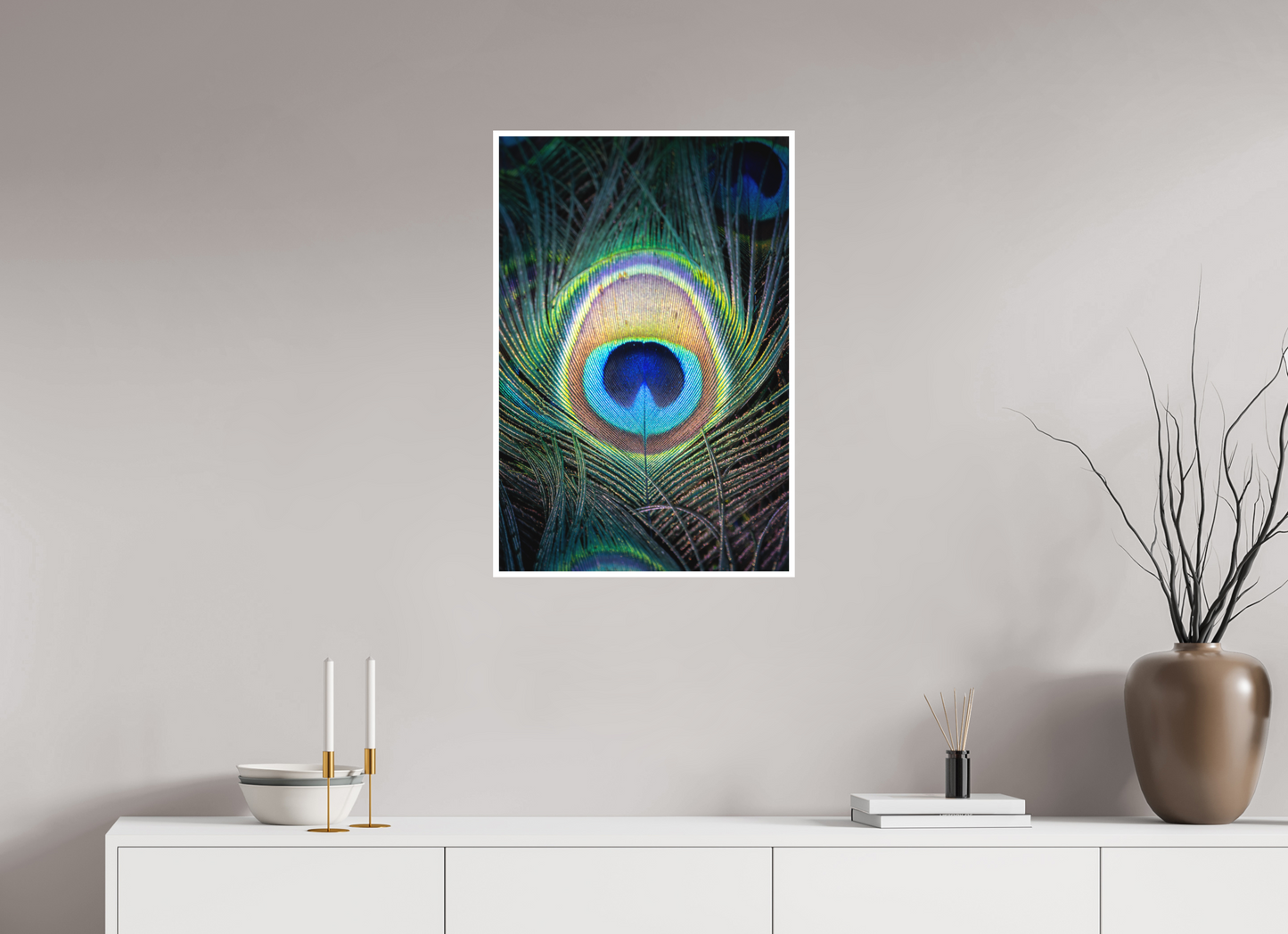 Paon Bleu | l'oeil de l'iridescence
