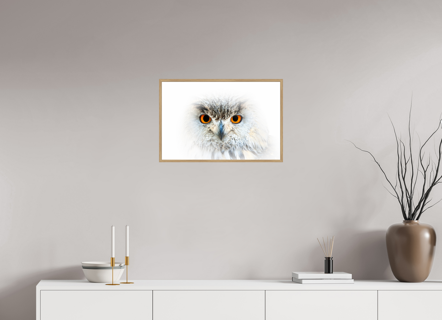 Hibou Grand-duc de Sibérie | les yeux du blizzard
