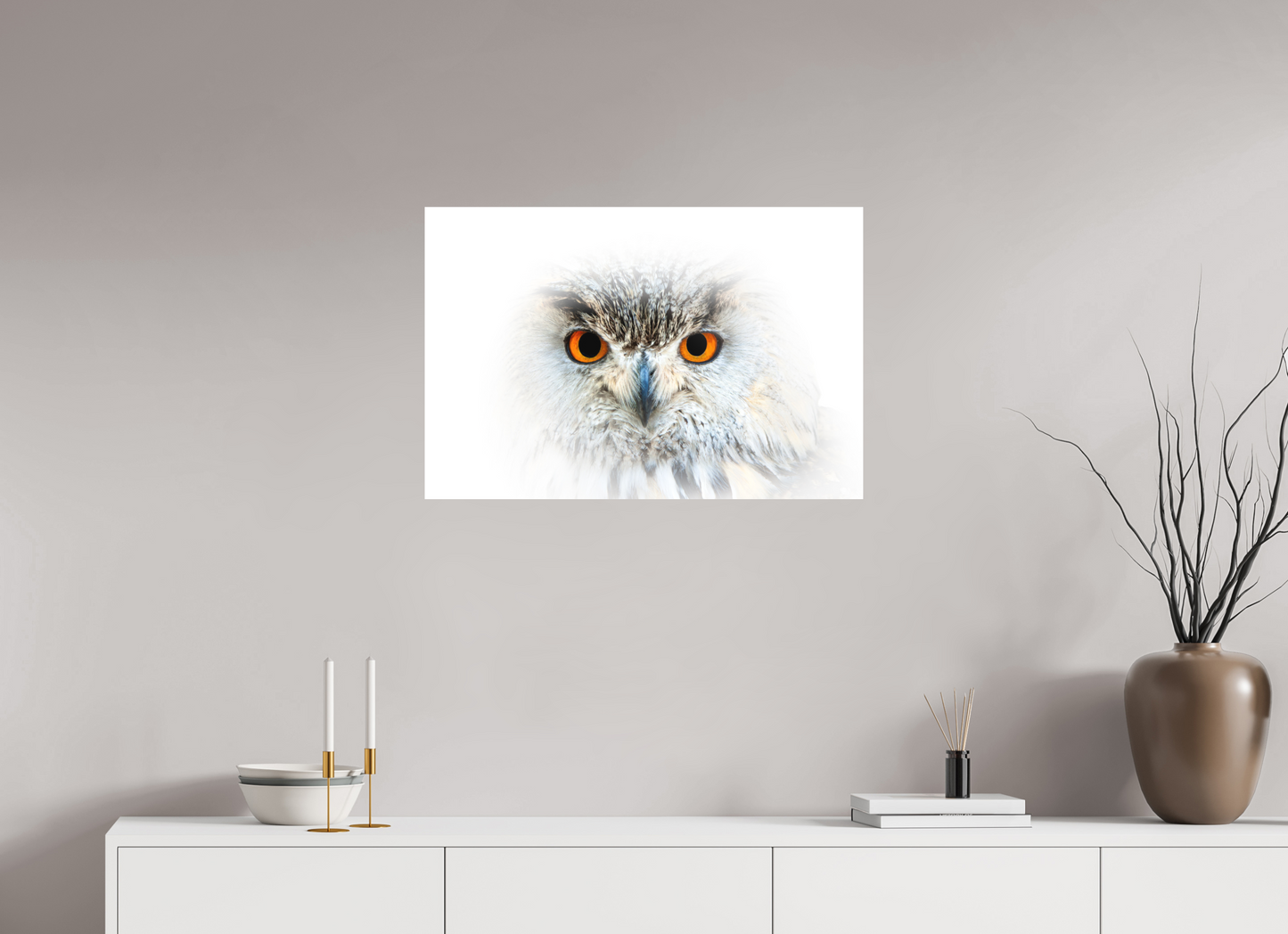 Hibou Grand-duc de Sibérie | les yeux du blizzard