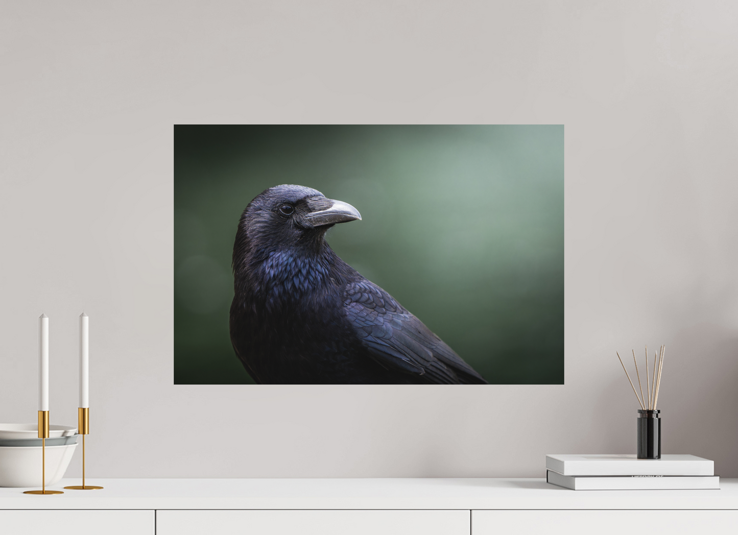 60 x 40 cm, Forex Noirceur Froide