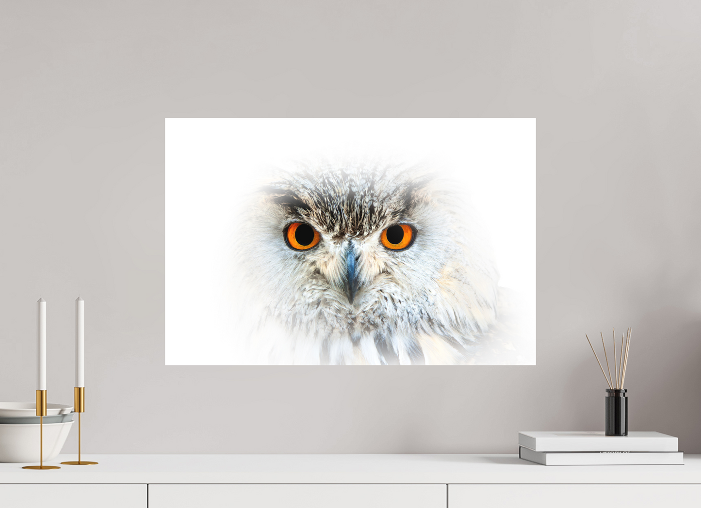 Hibou Grand-duc de Sibérie | les yeux du blizzard