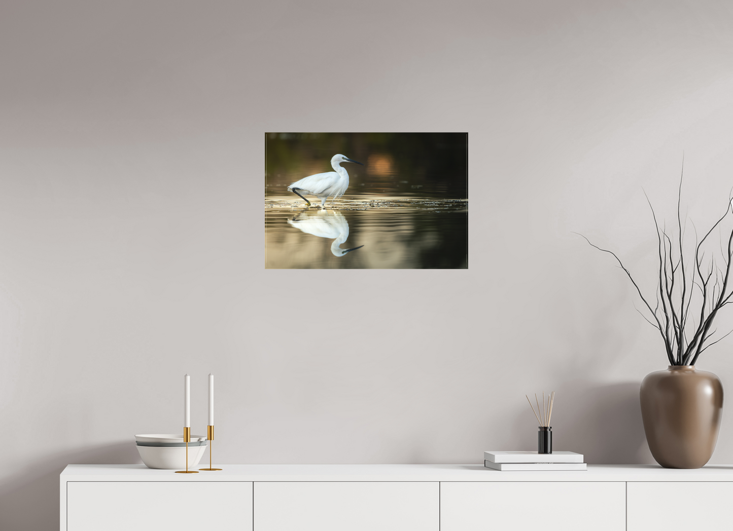Aigrette Garzette | un reflet parfait