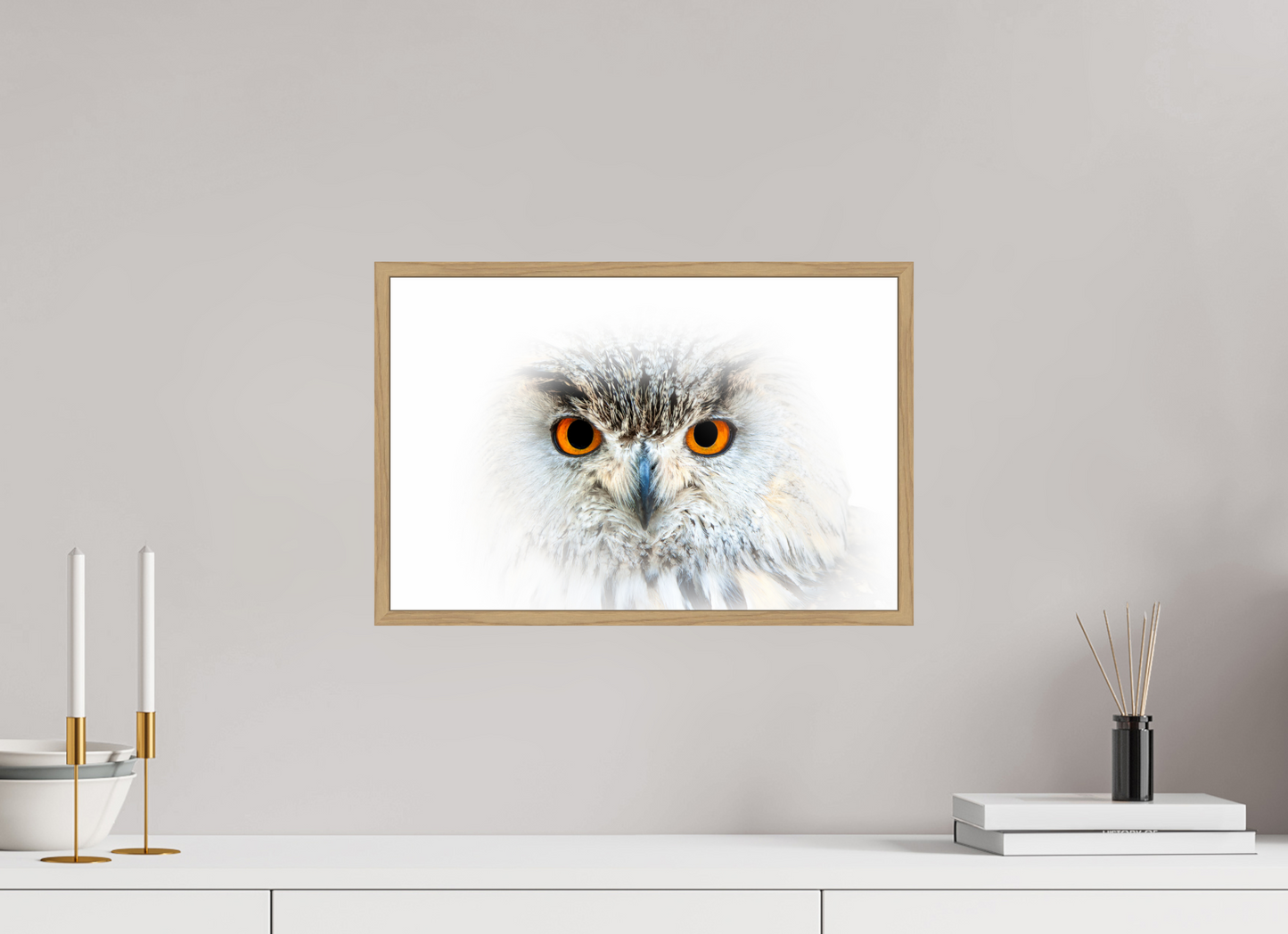Hibou Grand-duc de Sibérie | les yeux du blizzard