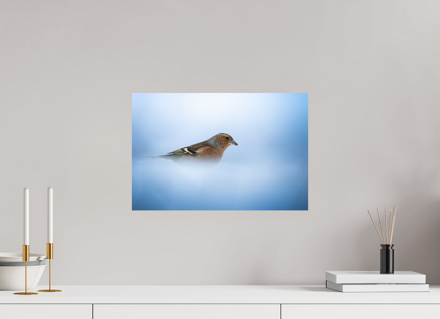 45 x 30 cm, Alu Dibond Confins du Blanc