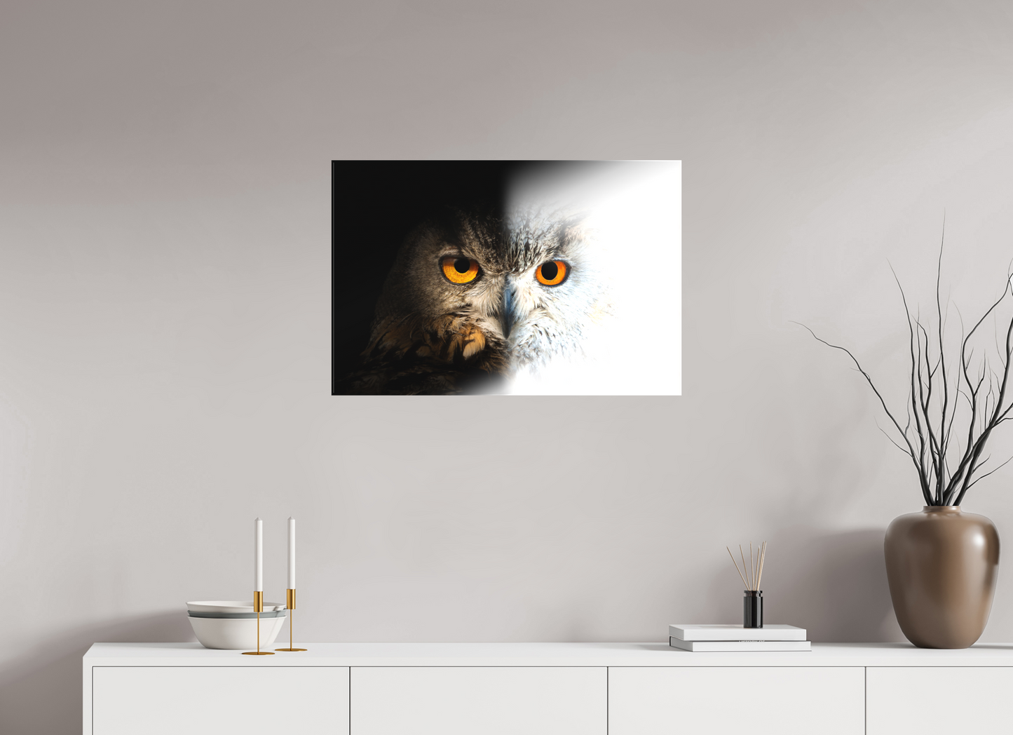 Hibou Grand-duc d'Europe & de Sibérie | entre ténèbres et lumière