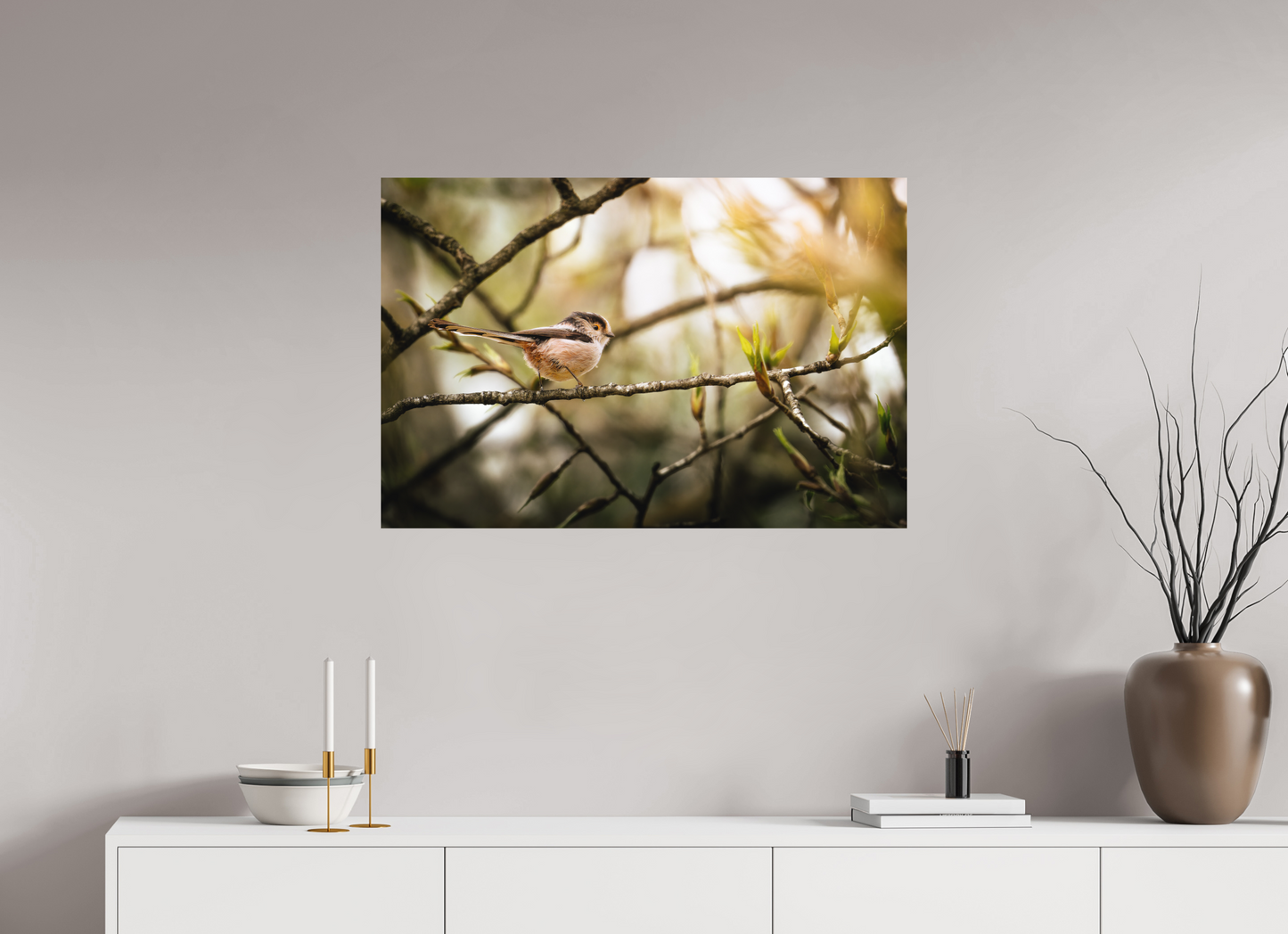 90 x 60 cm, Alu Dibond Fragile Éveilleur