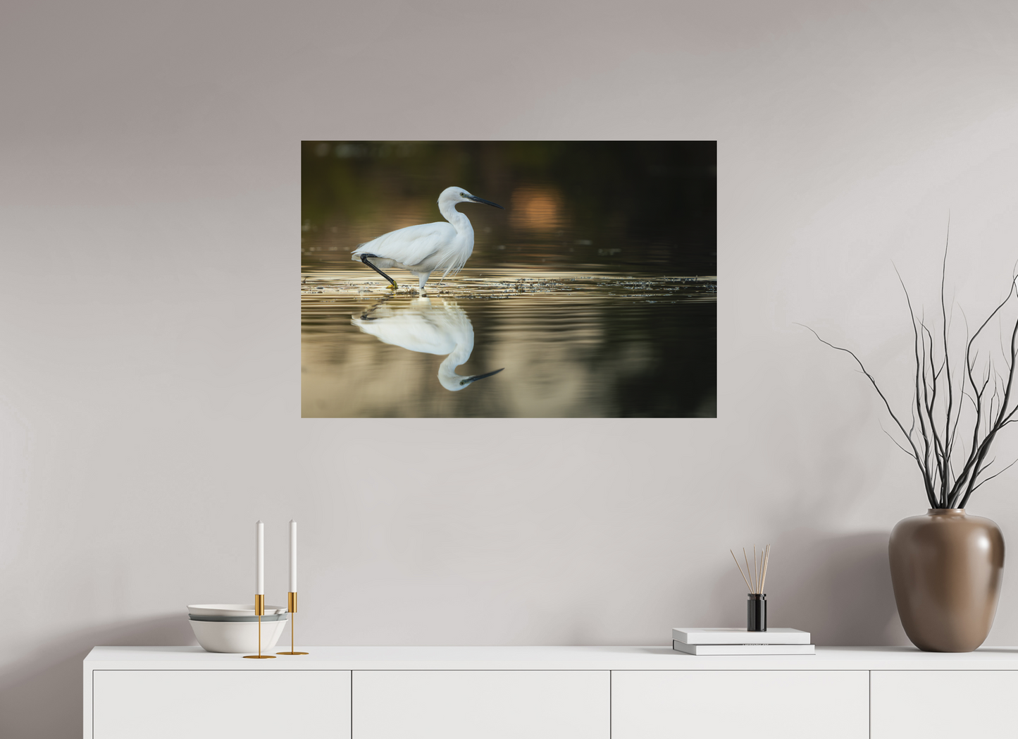 Aigrette Garzette | un reflet parfait