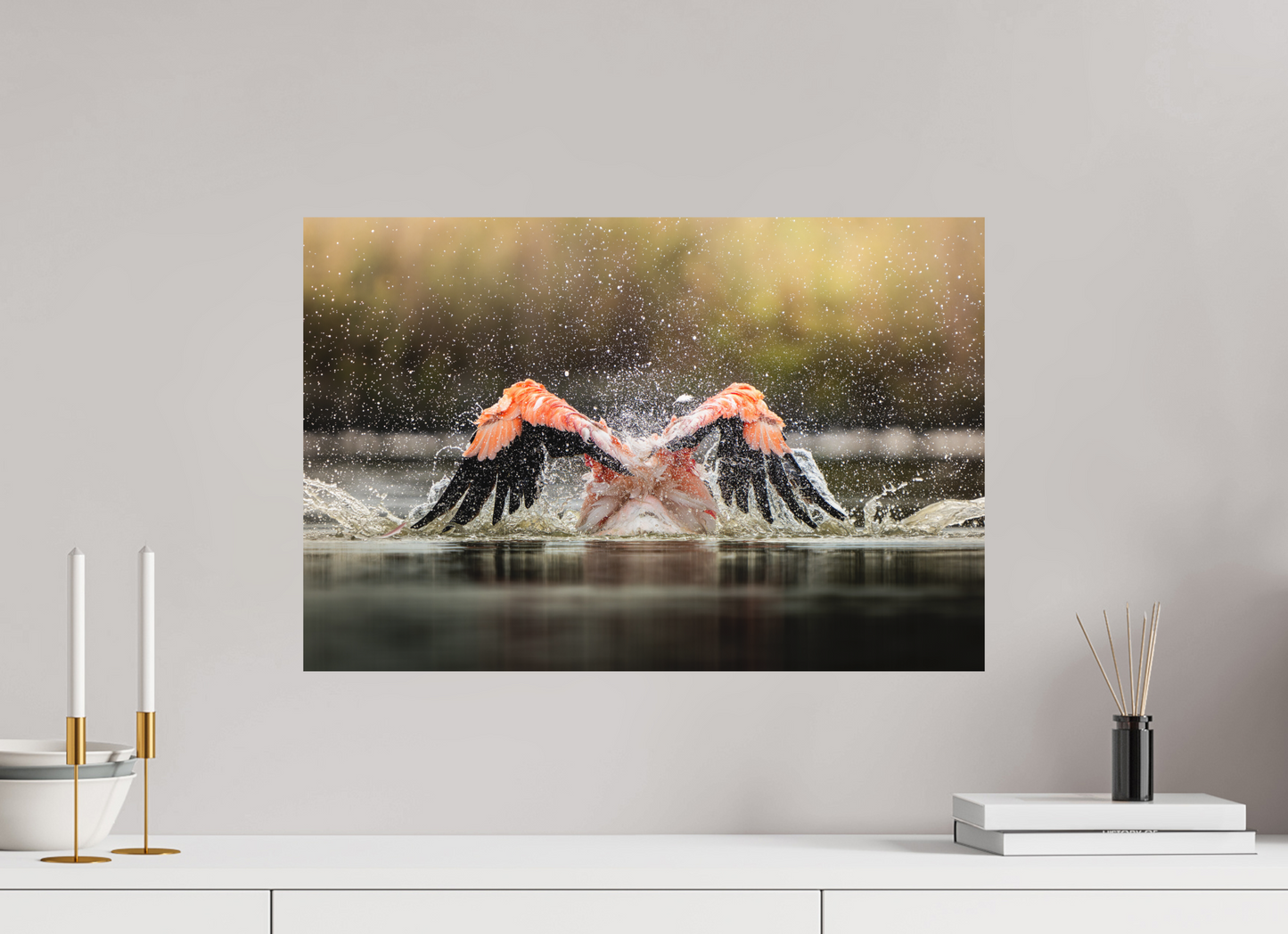 60 x 40 cm, Forex Symphonie d’Éclaboussures