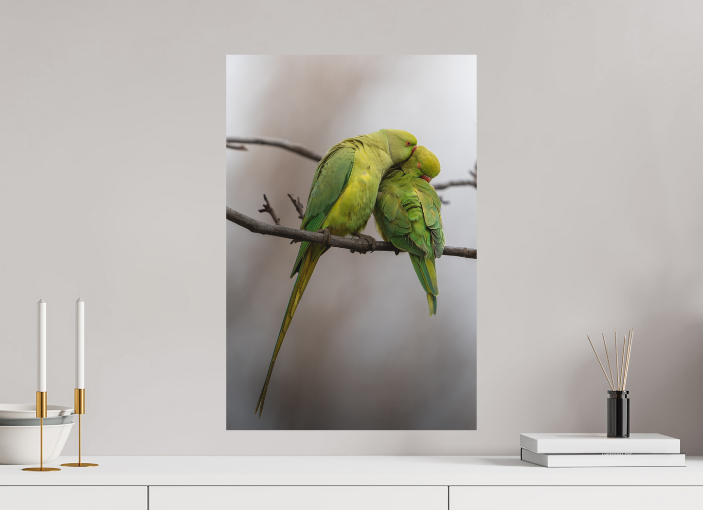 40 x 60 cm, Alu Dibond Couple d’Émeraude