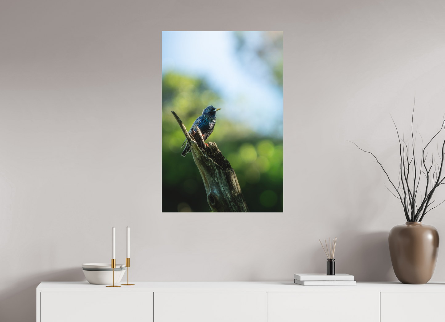60 x 90 cm, Alu Dibond Lueur Boréale