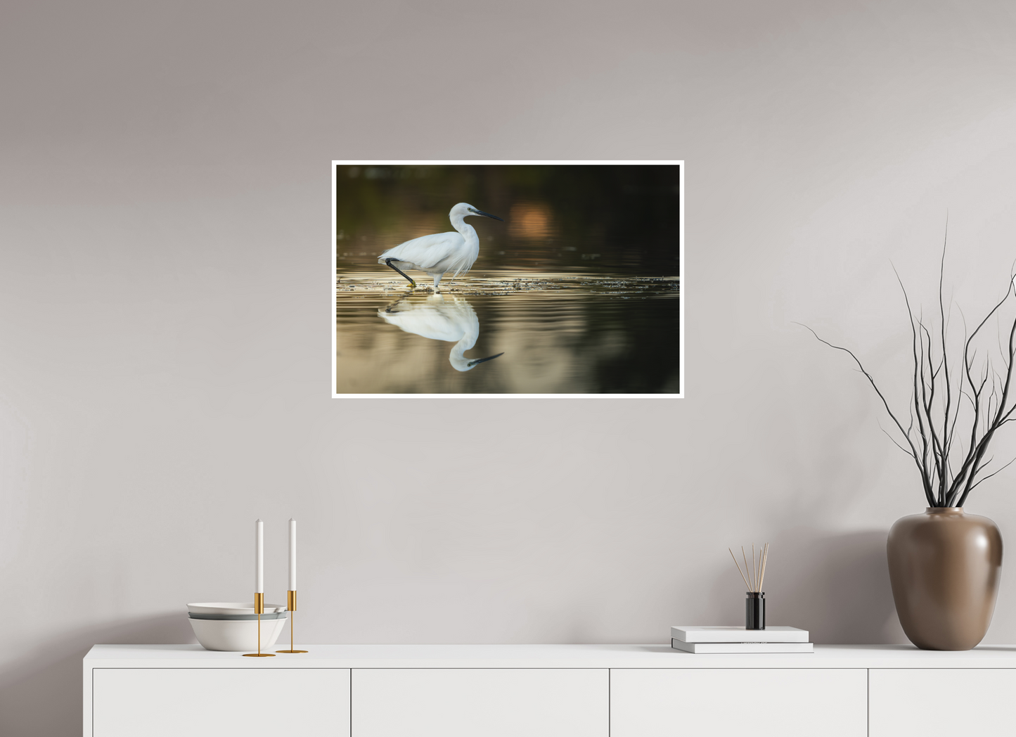 Aigrette Garzette | un reflet parfait