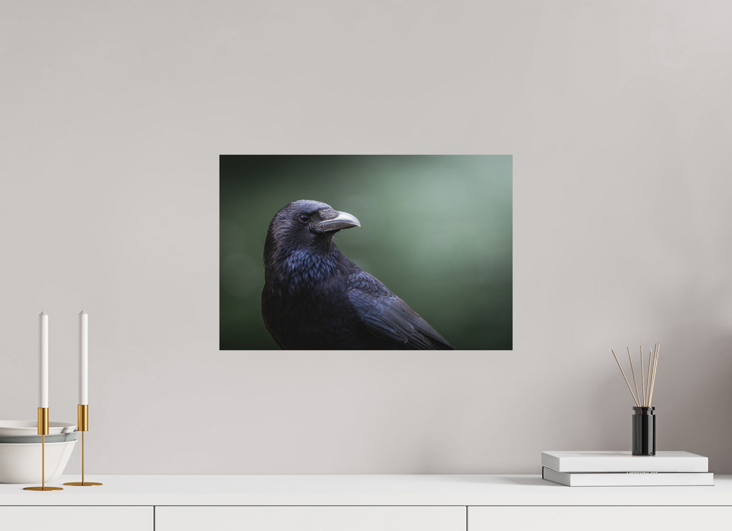 45 x 30 cm, Alu Dibond Noirceur Froide