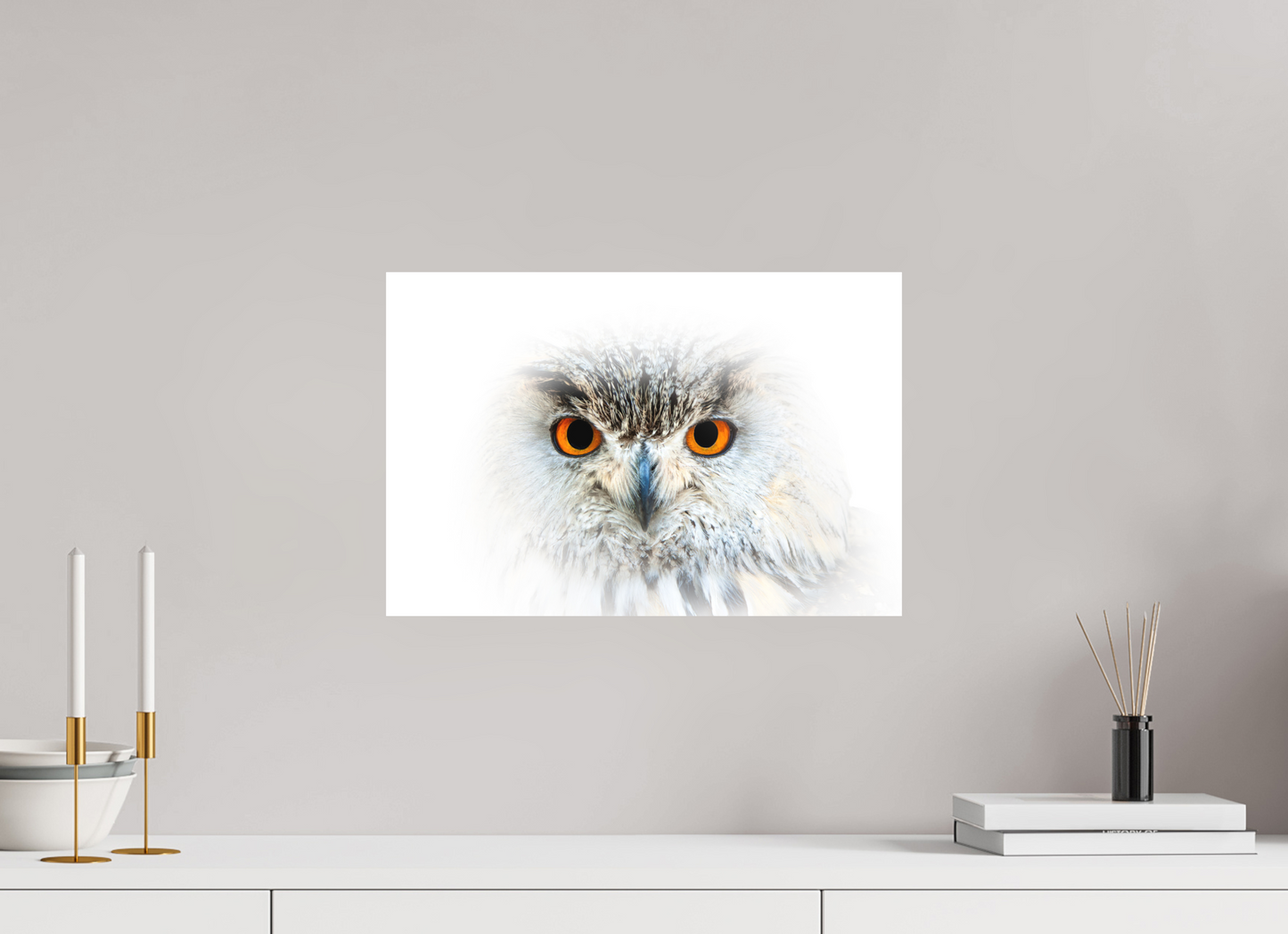 Hibou Grand-duc de Sibérie | les yeux du blizzard