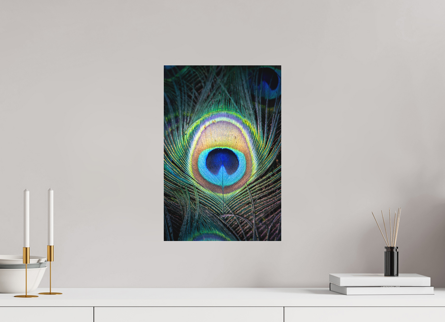 Paon Bleu | l'oeil de l'iridescence