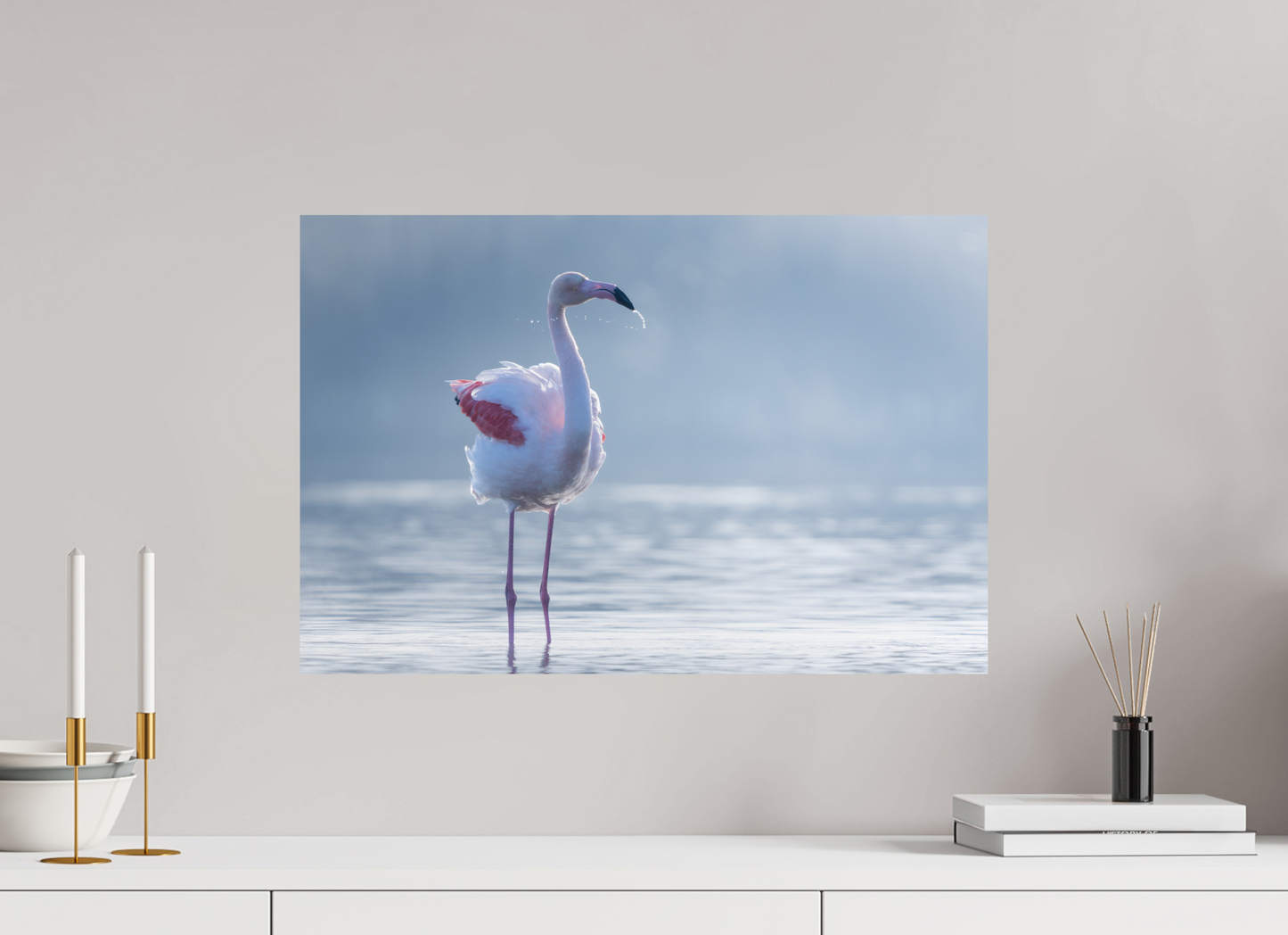 60 x 40 cm, Alu Dibond Brume Rose