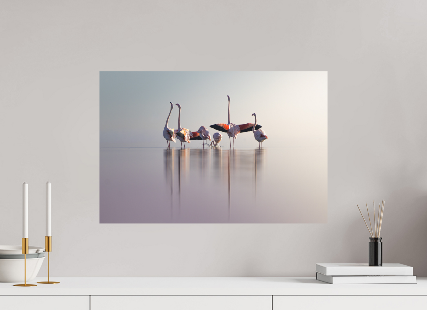 60 x 40 cm, Alu Dibond Brumeux Nuptial