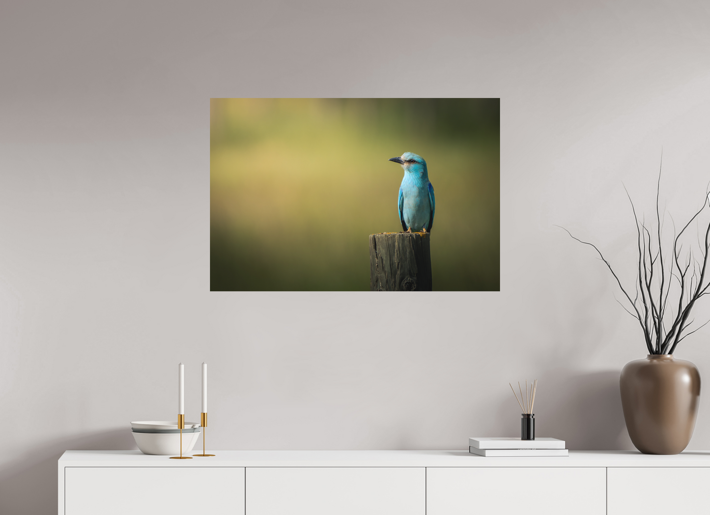 90 x 60 cm, Alu Dibond Azure Pur