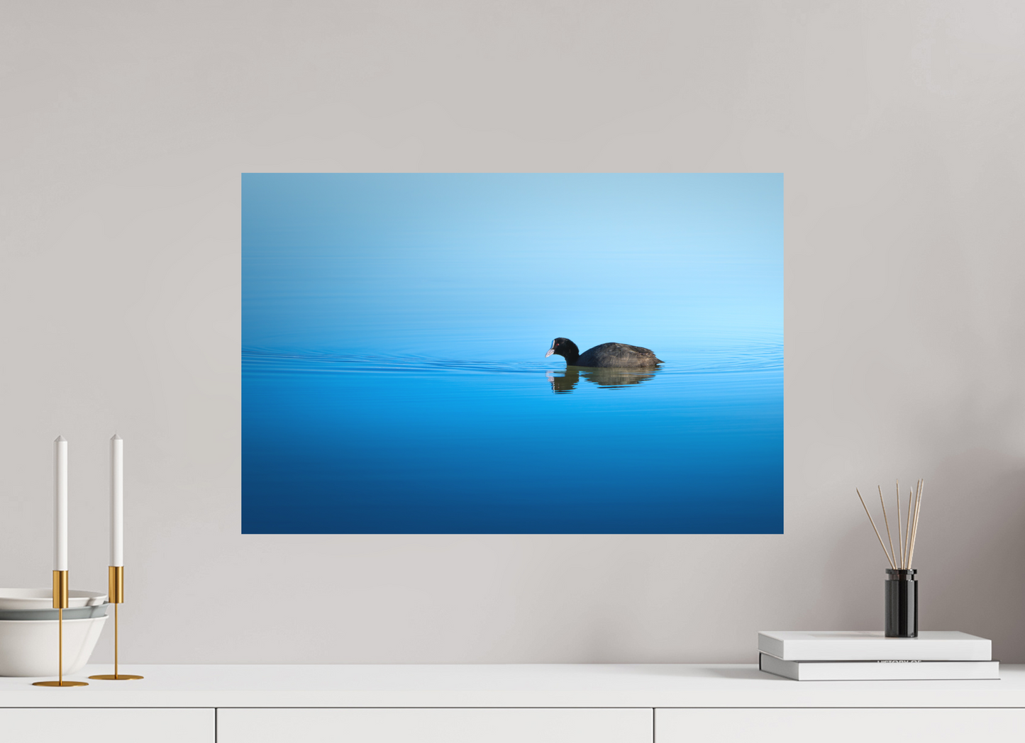 60 x 40 cm, Forex Mirroir Liquide